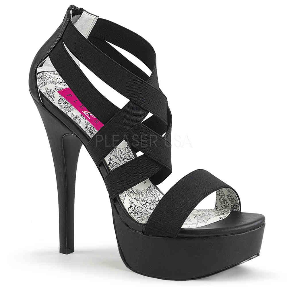 Pleaser Pink Label - TEEZE47W High Heels - Schwarz Product image